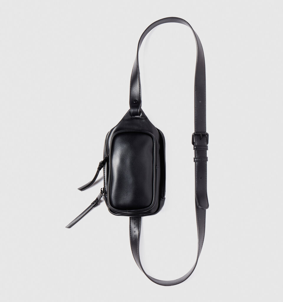 Bum bag with pockets - null - Black | Sisley image number 1